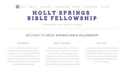 Desktop Screenshot of hollyspringsbible.com